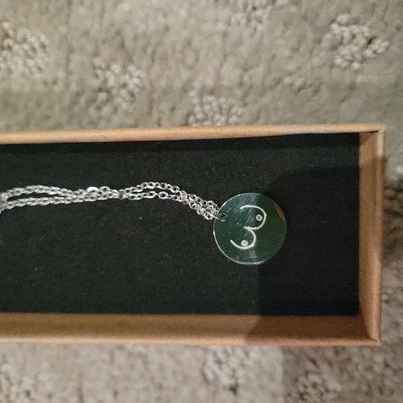 Latched Mama Silver Stainless Steel Necklace - Picture 2 of 3